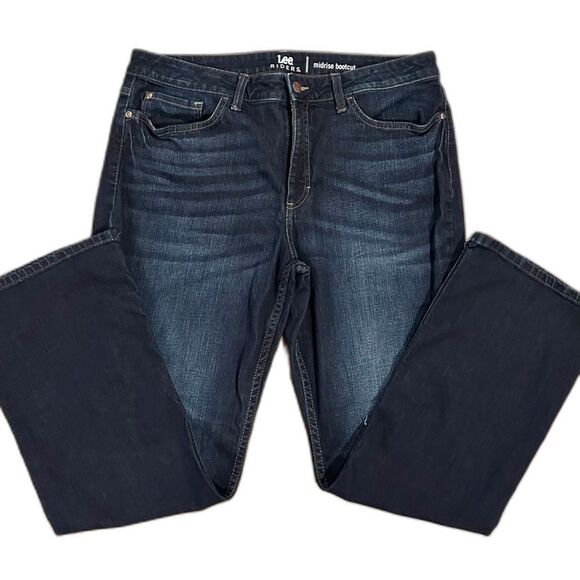 Lee Midrise Bootcut Jeans - Size 16 Petite - Picture 1 of 6